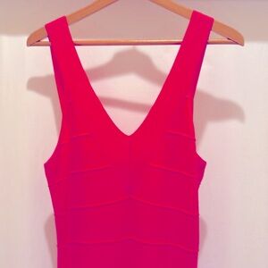 Slightly Worn Marciano Gorgeous Sexy Hot Pink Dress Size Medium